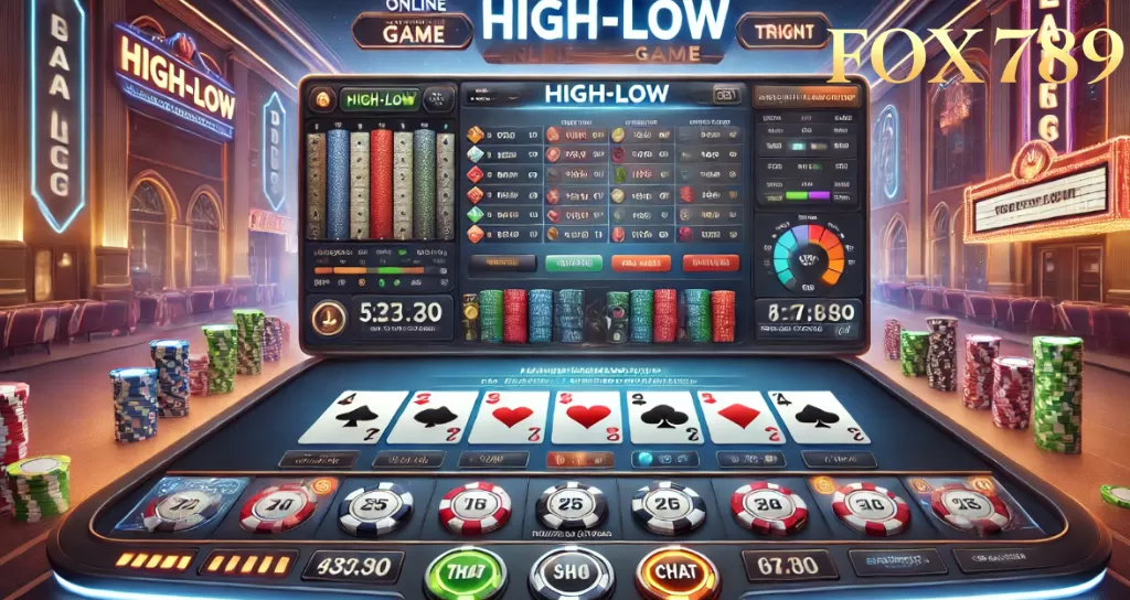 แนะนำเกม High-Low ที่ Fox789