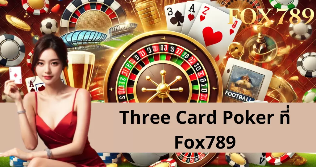 ทุกเรื่องเกี่ยวกับ Three Card Poker ที่ Fox789 - วิธีการเล่นและเคล็ดลับการชนะ